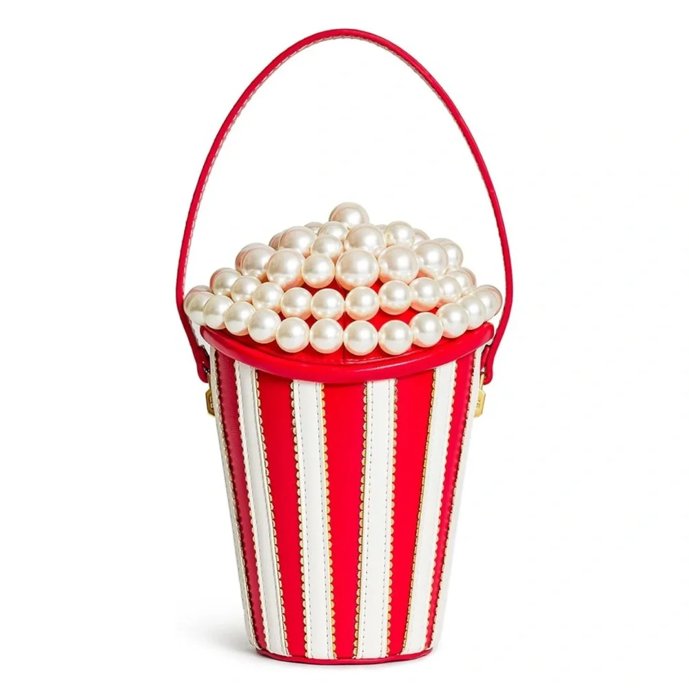 ポップコーンバック　JW PEI JW PEI | Bags | Nwt Jw Pei Striped Popcorn Bucket Bag Embellished